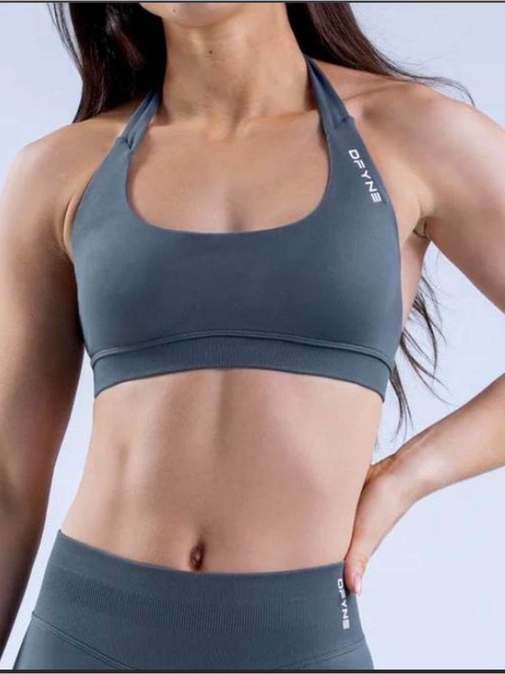 DFYNE Impact Sports Bra - Slate Gray